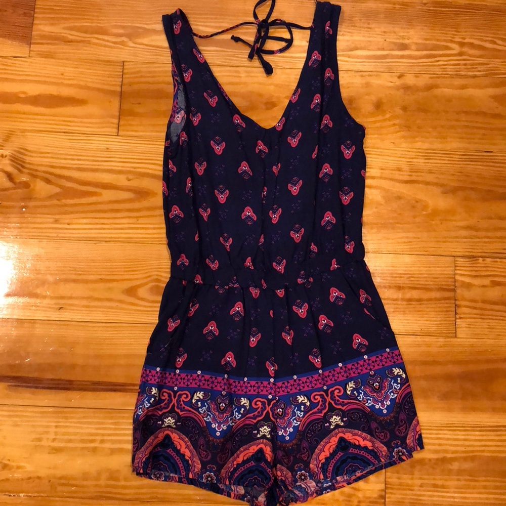 Printed Romper